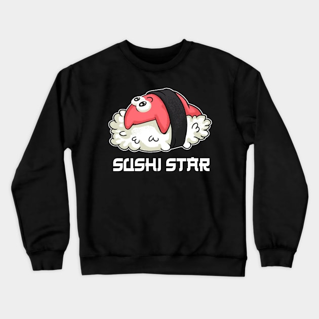 Sushi Star Crewneck Sweatshirt by peekxel